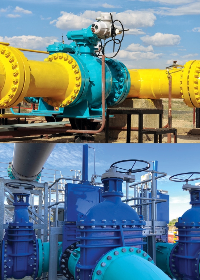 Industrial valves and pipeline system by PROTIMA ENGINEERING